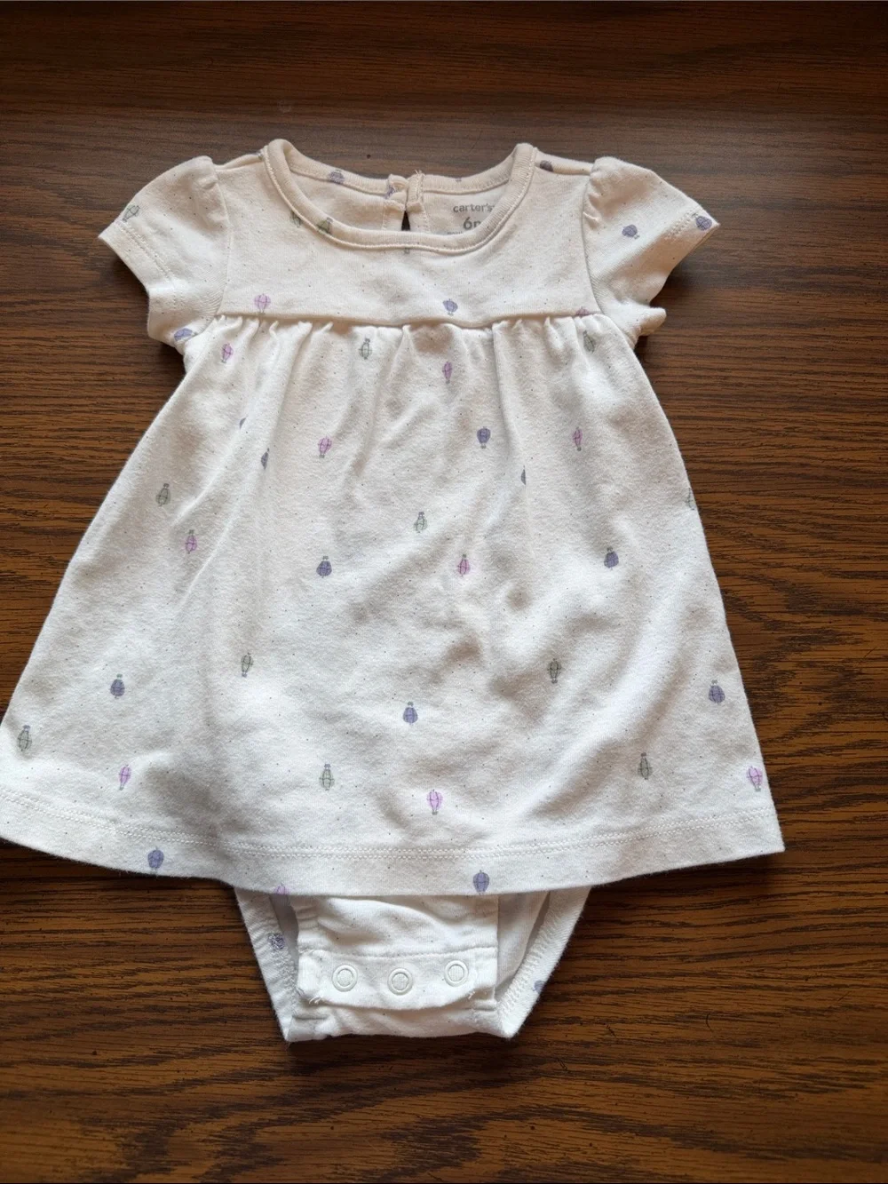 Carter's Soft Yellow Sun Pocket Baby Romper